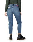 Tommy Hilfiger Jeans Logo Slim Fit Crop Medium Wash Jeans
