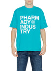 Pharmacy Industry Logo 100% Cotton T-Shirt - turquoise blue