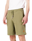 U.S. Polo Assn. Logo Khaki Shorts 100% Cotton