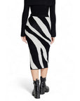 Vero Moda Monochrome Zebra Midi Skirt