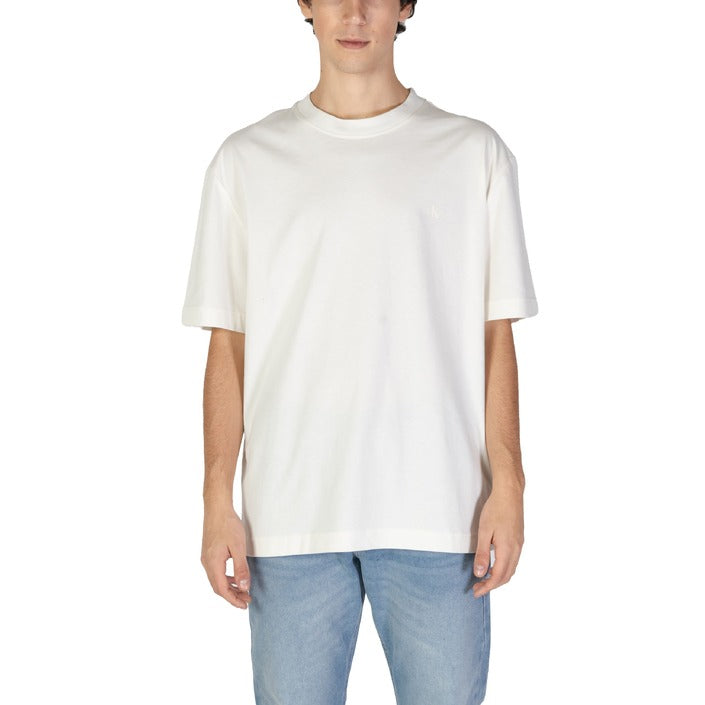 Calvin Klein Jeans Logo 100% Cotton Crewneck T-Shirt