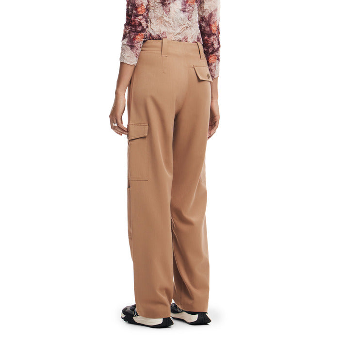 Desigual Minimalist Wide Leg Cargo Pants