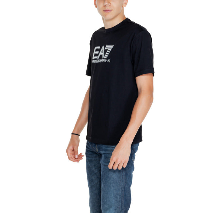 EA7 By Emporio Armani Logo 100% Cotton T-Shirt