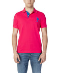 U.S. Polo Assn. Logo Pure Cotton Colorblock Polo Shirt