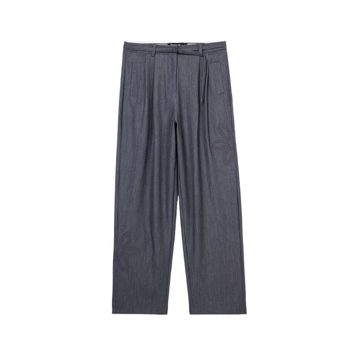 Desigual Minimalist Wide Leg Fit Baggy Suit Pants