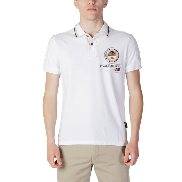 Napapijri Logo Polo Shirt 100% Cotton