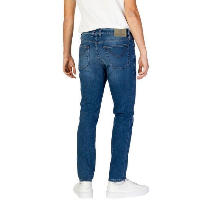 Jeckerson Logo Medium Wash Slim Fit Jeans