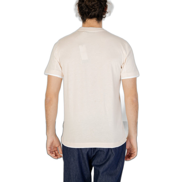 Hamaki-Ho Minimalist Pure Cotton T-Shirt - beige