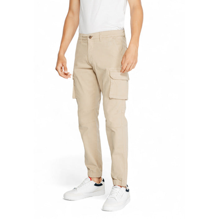 Gas Minimalist Cotton Cargo Joggers