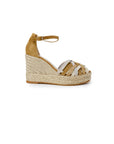 Espadrilles Leather Buckled Wedges