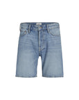 Jack & Jones Logo Light Wash Denim Shorts