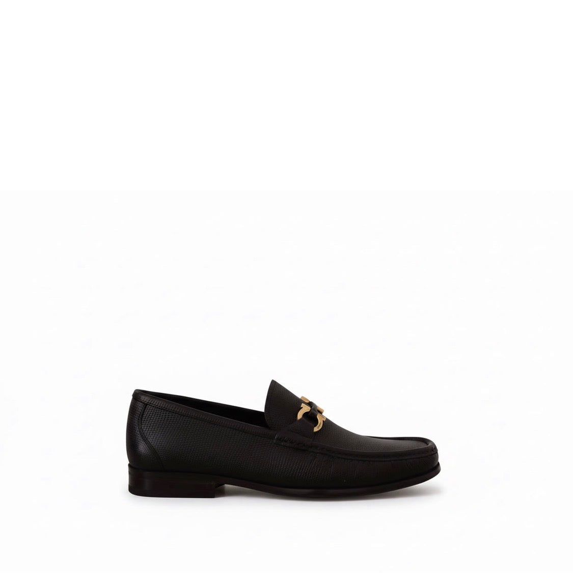 Salvatore Ferragamo Elegant Grandioso2 Leather Loafers - Black