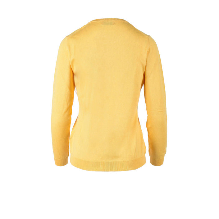 Ballantyne Minimalist Cashmere-Cotton Sweater - Saffron Yellow