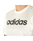 Adidas Logo Athleisure 100% Cotton White T-Shirt
