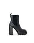 Tommy Hilfiger Jeans Minimalist Leather Chelsea Ankle Heeled Boots