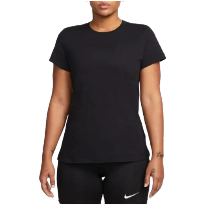 Nike Logo 100% Cotton Athleisure T-Shirt - black