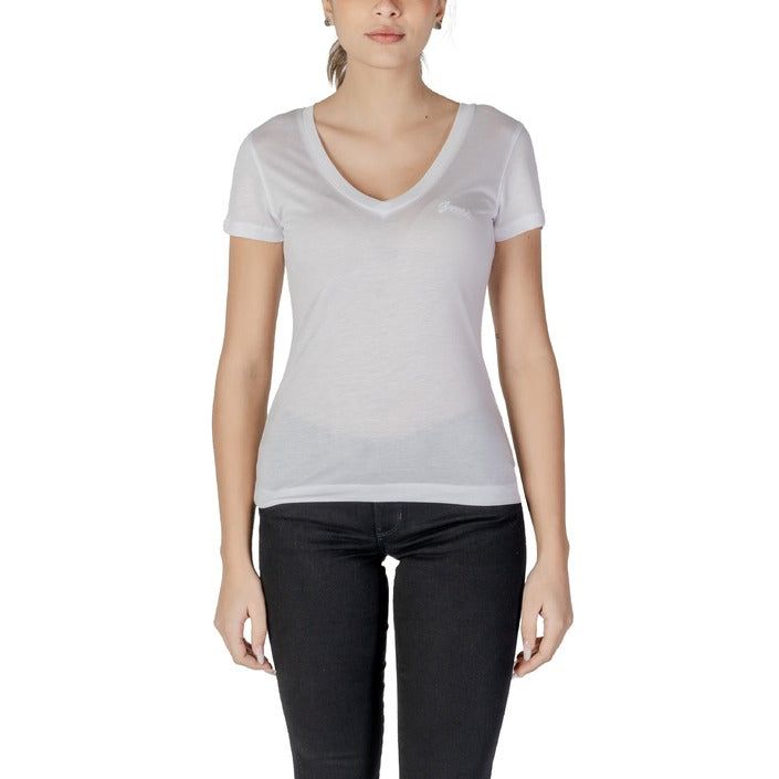 Guess V-Neckline Fitted Tee