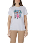 Liu Jo Graphic Crewneck Cotton T-Shirt