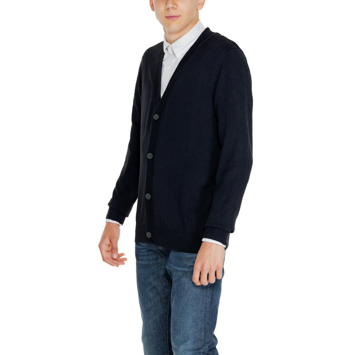 Jack & Jones Minimalist Cotton Blend Cardigan