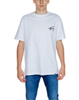 Tommy Hilfiger Jeans Scripted Logo Cotton-Rich T-Shirt - Multiple Colors