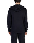 Emporio Armani Logo Hooded Pullover Cotton-Blend