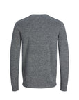 Jack & Jones Minimalist 100% Cotton Crewneck Sweater - light grey 