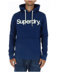 Superdry Logo Cotton-Blend Hooded Pullover