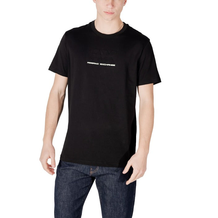 Armani Exchange Logo 100% Cotton Crewneck T-Shirt