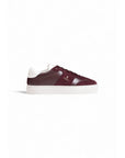 Furla Logo Leather Low-Top Sneakers - Bordeaux