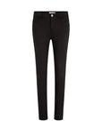 Morgan De Toi Skinny Fit Cotton Stretch Black Pants Ankle Cut