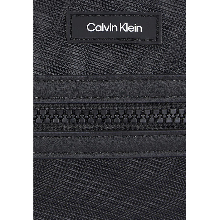 Calvin Klein Men Logo Crossbody Bag - black
