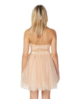 Aniye By Strapless A-Line Glam Mini Dress