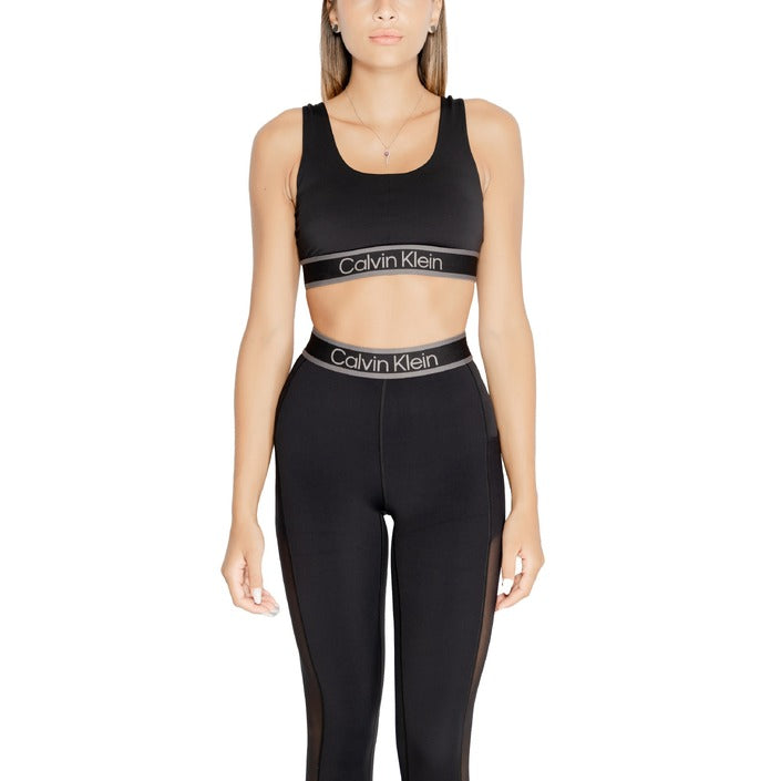 Calvin Klein Sport Logo Athleisure Crop Bra