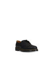 Dr. Martens Minimalist  Genuine Leather Black Lace-Up Shoes