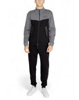 EA7 By Emporio Armani Logo Athleisure Cotton-Rich Performance Tracksuit