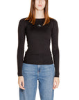 Calvin Klein Jeans Logo Ribbed Sweater Knit Top