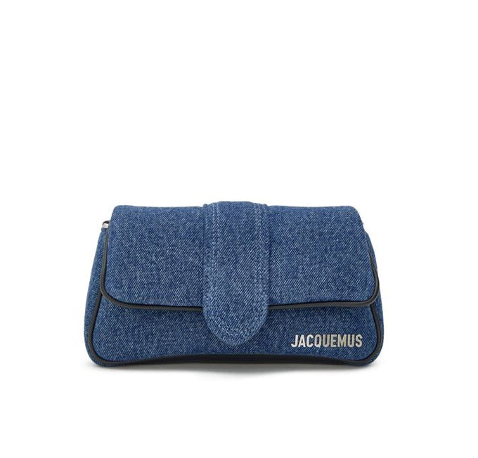Jacquemus Blue Denim Le Petite Bambimou Handbag