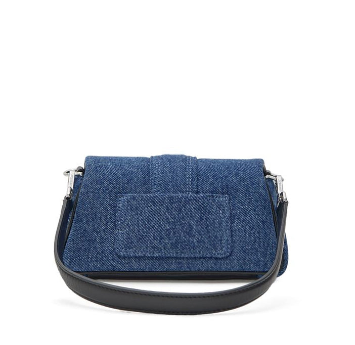Jacquemus Blue Denim Le Petite Bambimou Handbag
