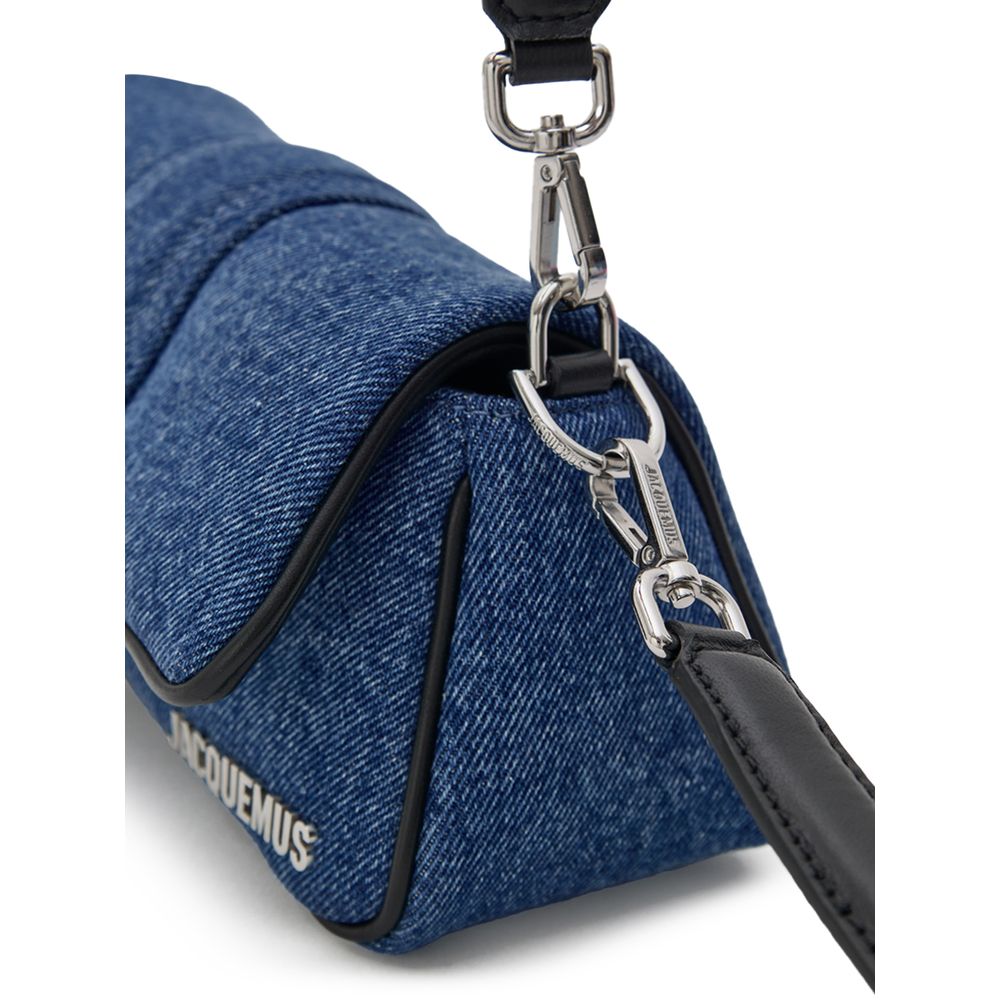 Jacquemus Blue Denim Le Petite Bambimou Handbag