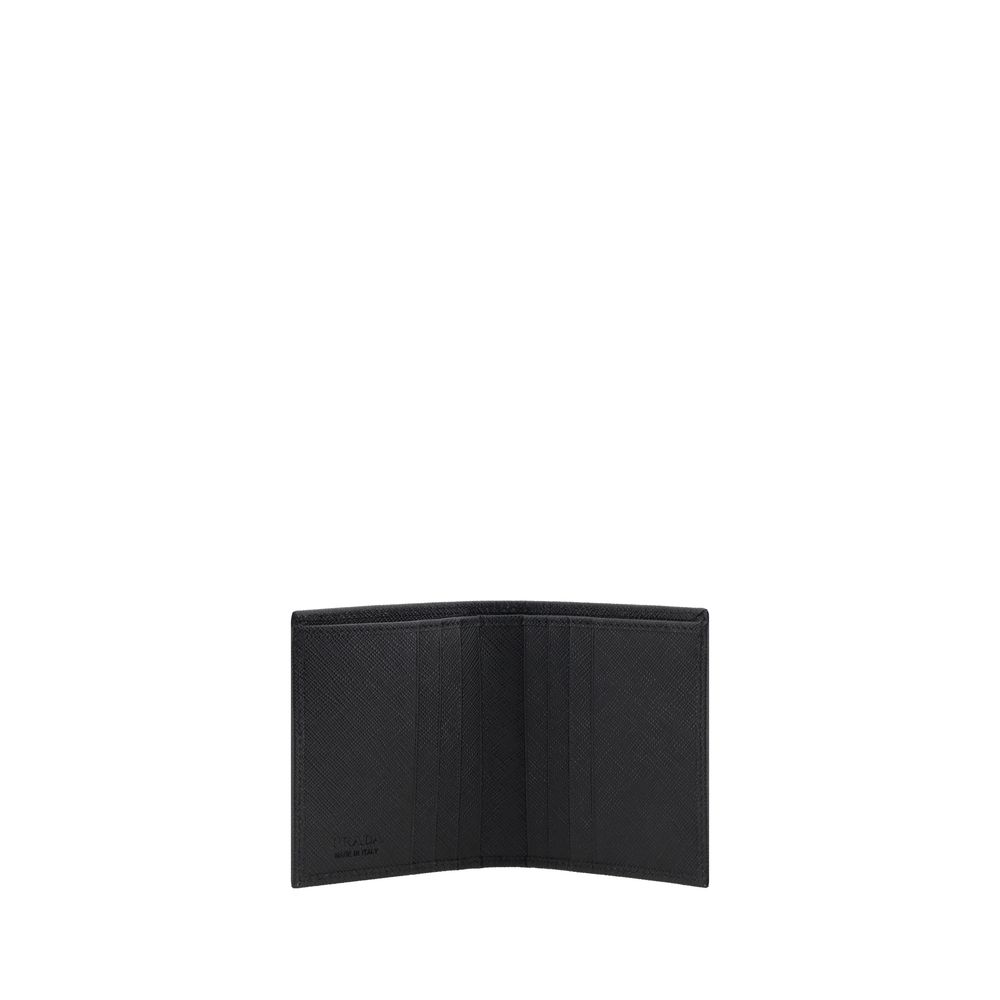 Prada Re-Nylon Compact Wallet - Black