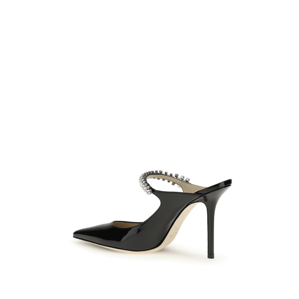 Jimmy Choo Bing 100 Black Leather Heel Miles