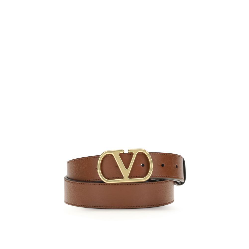 Valentino Garavani VLogo Leather Belt
