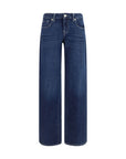 7FOR Indigo Blue Straight-Leg Jeans