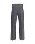 Prada Gray/Grey Wool Suit Pants