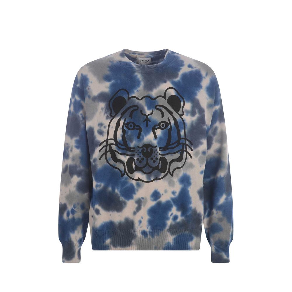 Kenzo Tiger Head Tie-Dye Sweatshirt