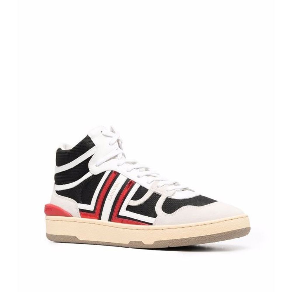 Lanvin Leather Hi Top Sneakers