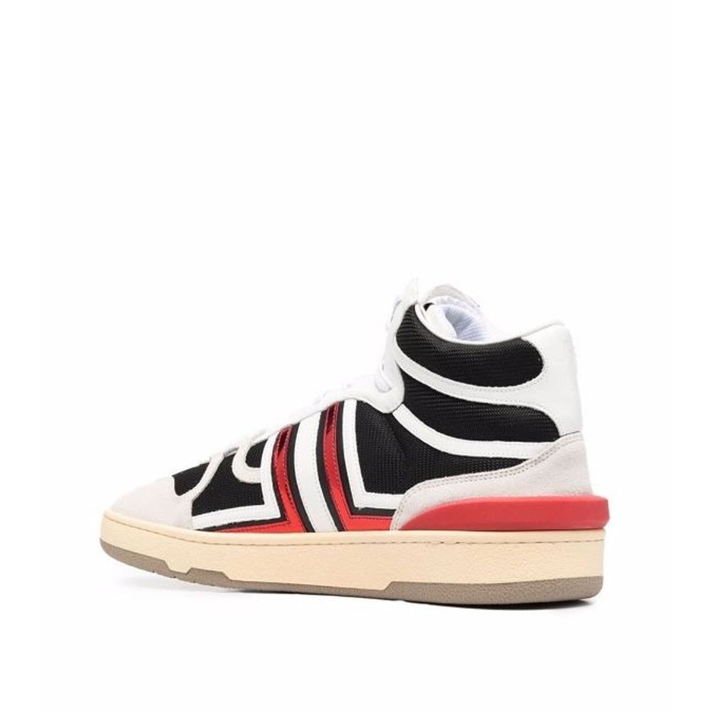 Lanvin Leather Hi Top Sneakers