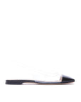 Gianvito Rossi Plexiglass Slingback Ballet Flats - Black