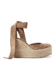 Gianvito Rossi Suede Leather Wedge Espadrilles