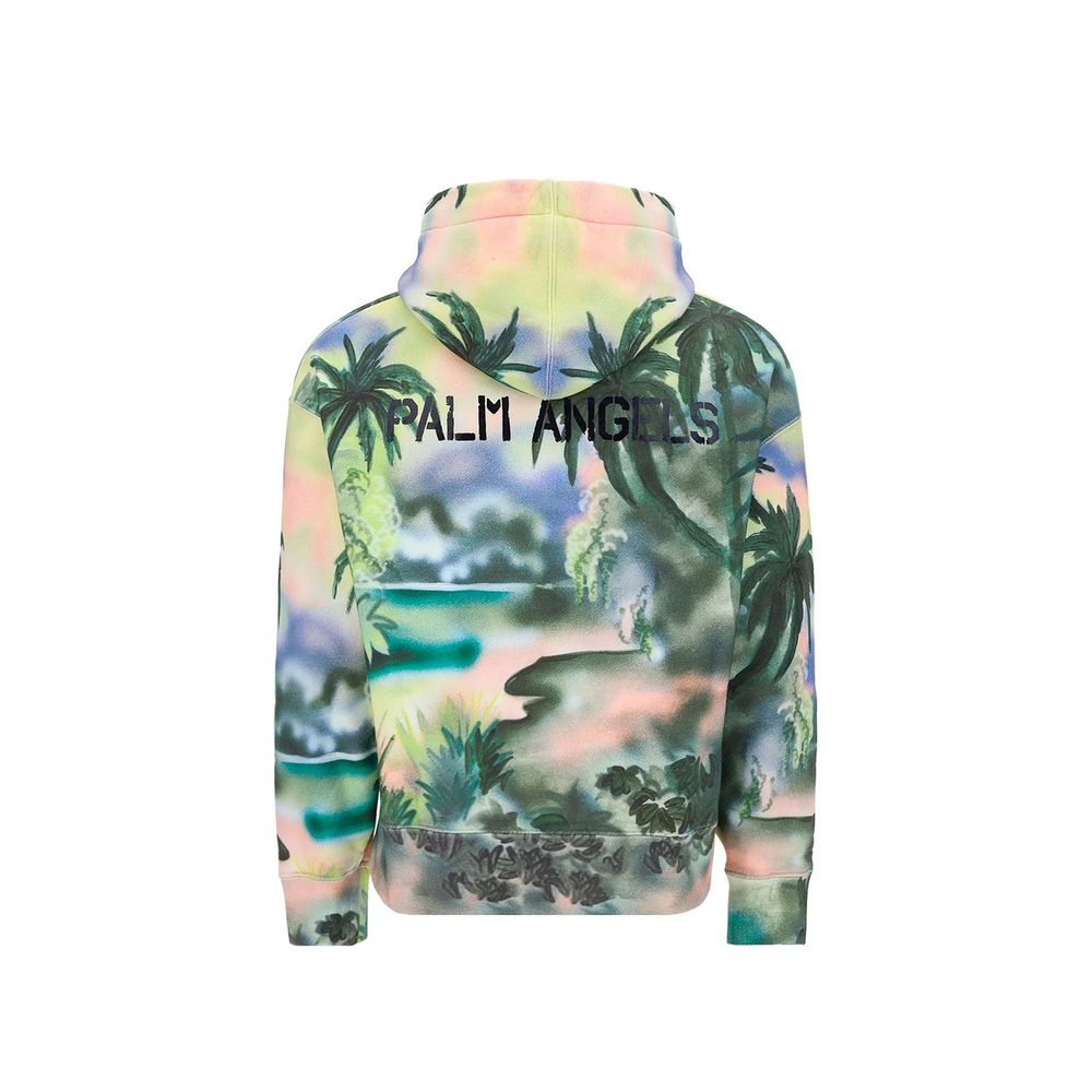 Palm Angels Island Motif Hoodie